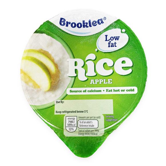 Apple Rice Pudding 180g Brooklea